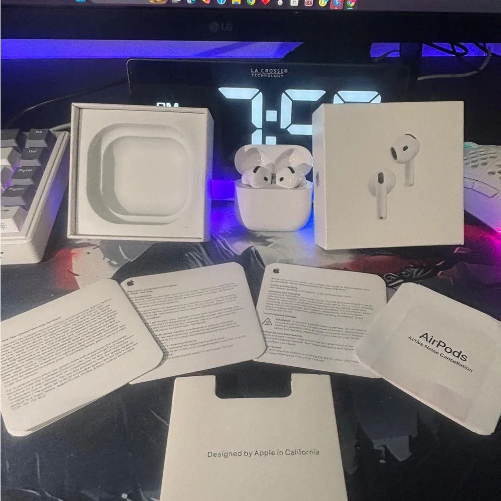 AirPod 4s with active noise cancellation (ANC)